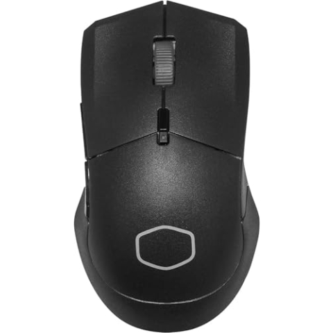 Cooler Master MM311 Kabellose Gaming-Maus, leicht 77 g, 10.000 DPI, PMW3325, optischer Sensor, 5 programmierbare Tasten, glatt gleitende PTFE-Füße, MasterPlus+ (nur PC), symmetrische Form – Schwarz