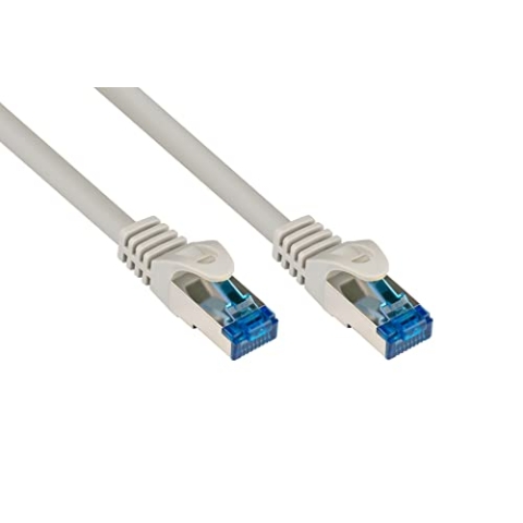 Patchkabel, Cat. 6A, S/FTP, PiMF, halogenfrei, 500MHz, grau, 30m, Good Connections®