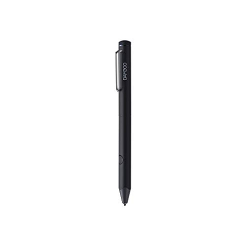 Wacom Bamboo Fineline Smart Stylus (3. Generation, Aktiver Touch Pen für Apple iOS Touchscreen-Eingabegeräte wie iPhone oder iPad) schwarz, K100879