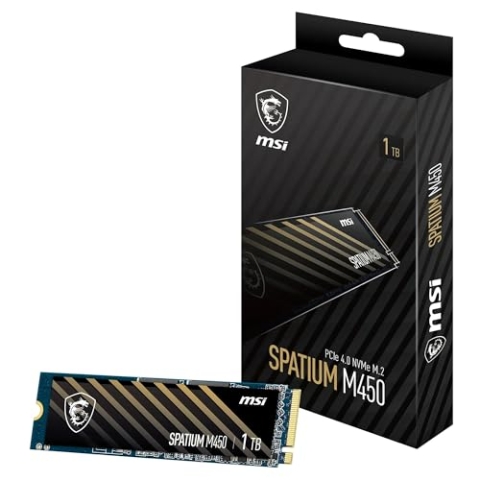 MSI SPATIUM M450 PCIe 4.0 NVMe M.2 1TB V1