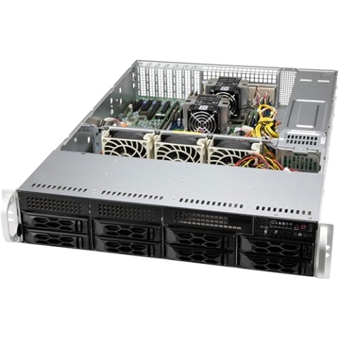 Supermicro CSE-LA25TQC-R609LP Zentralhalterung, 600 W, Schwarz
