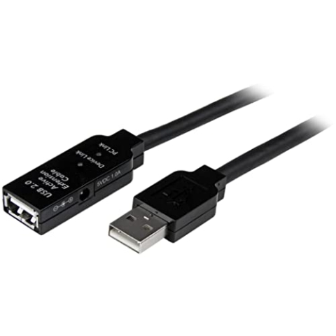 StarTech.com 5m aktives USB 2.0 Verlängerungskabel, St/Bu, USB Verlängerung / Repeater Kabel