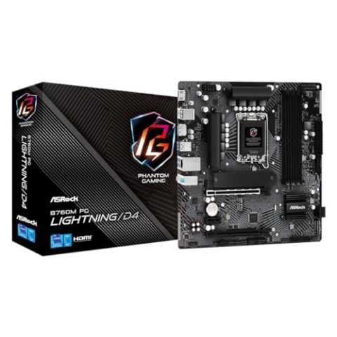 ASROCK B760M Phantom Gaming Lightning/D4 Intel DDR4 S1700 re