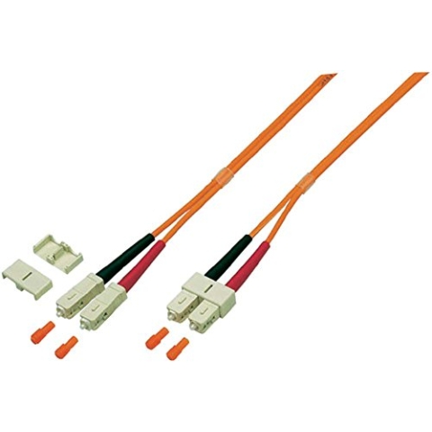 EFB Elektronik O7413.20 "Duplex" Jumper SC-SC 50/125, OM3, LSZH, 3.0mm, 20m Aqua