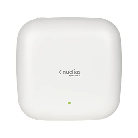 D-Link DBA-X1230P Wireless AX1800 Wave 2 Dualband PoE Cloud Managed Access Point (2,4/5 Ghz, 1800 Mbit/s, 802.11ax, MU-MIMO, Wand/Deckenmontage)
