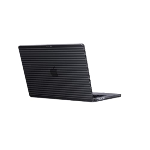 Tech21 Evo Wave Schutzhülle für MacBook Pro 14 Zoll (2021 & 2023), Hartschalenabdeckung, Anthrazit