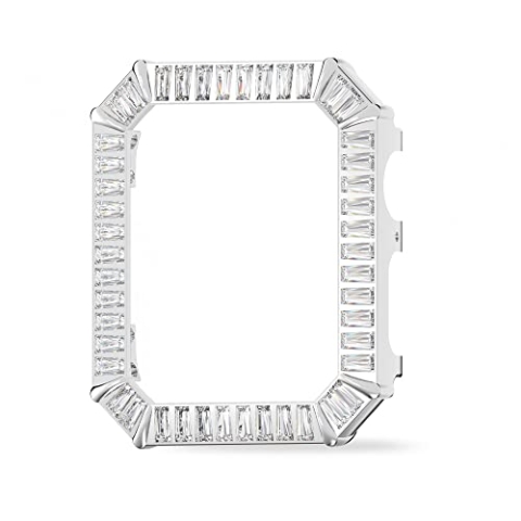 Swarovski Millenia Hülle, kompatibel mit Apple Watch®, silberfarben