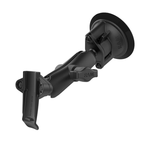 Ram Mounts UNP RAM Suction Cup Garmin Spine Clip Holder, W126109117 (Spine Clip Holder RAM-B-166-GA76U, Navigator, Passive Holder, Car, Black)