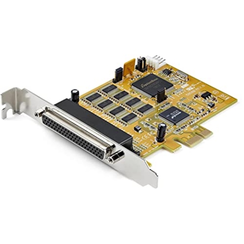 StarTech.com 8 Port PCI Express Karte - PCIe RS232 Erweiterungskarte - 16C1050 UART - Windows & Linux