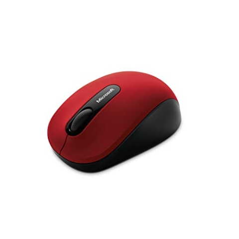 Microsoft Bluetooth Mobile Mouse 3600 (Maus, dunkelrot, kabellos über Bluetooth, für Rechts- und Linkshänder geeignet)