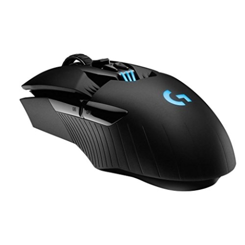 Logitech G903 Lightspeed Wireless Gaming Maus, Kabellose Verbindung, 12000 DPI Sensor, RGB-Beleuchtung, 7-11, Lange Akkulaufzeit, Leichtgewicht, PC / Mac - Englische Verpackung - Schwarz
