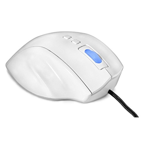 Qpad OM-75 Pro Gaming Maus weiß