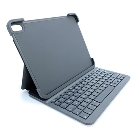Logitech Slim Folio Pro iPad Hülle mit Kabelloser Bluetooth Tastatur, Für iPad Pro 11" 1. Generation (A2228, A2068, A2230, A2231), 14 iOS-Sondertasten, Magnetverschluss - Italienisches QWERTY Layout - Graphit
