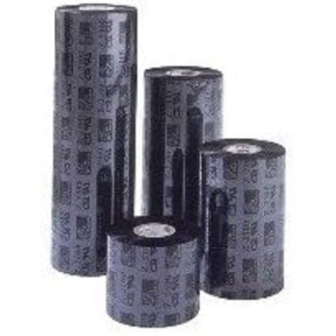 Zebra 03400BK11045 Ribbon 3400 Wax/Resin, 110 mm, 450 m, C-25 mm, Box of 6