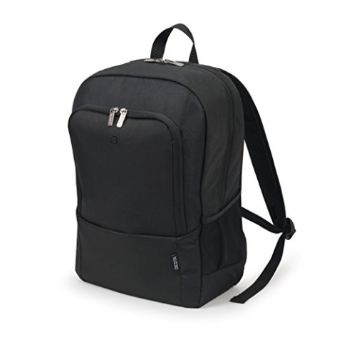 Dicota Backpack 13–14,1 Zoll BASE Rucksacktasche für Laptop, Computer und Tablet, Leichtgewichtige Laptoptasche, Schwarz