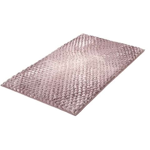 Kleine Wolke Badteppich Cory, 60x100 cm, Old Rose
