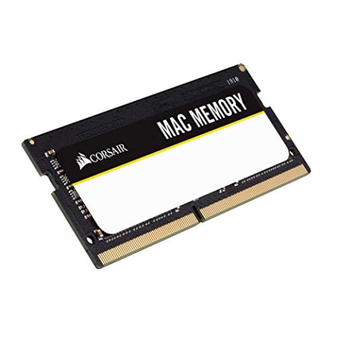 Corsair Mac Memory SODIMM 8GB (1x8GB) DDR3L 1600MHz CL11 Speicher für Mac-Systeme, Apple-Qualifiziert - Schwarz
