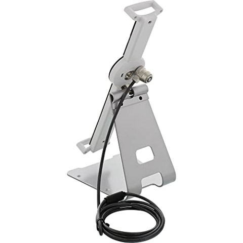 InLine 55727W Tablet Halter universell 10"-13" mit Sicherheitsschloss 1,5m, mit Schlüssel, weiß