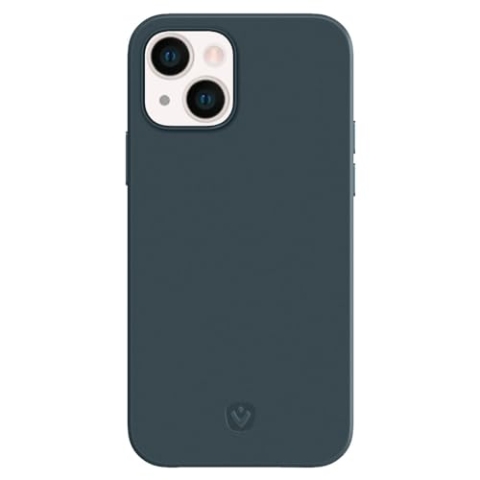 Valenta Coque SNAP Luxe Cuir BLEU Pour iPhone 13