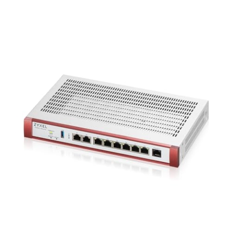 Zyxel USGFLEX200H ZyWALL High Speed Cyber Security Firewall | 1 Jahr UTM Security Pack | 2x Multi-Gig 2.5G | VPN | Business Class | Bis zu 100 Benutzer | Nebula Cloud Option