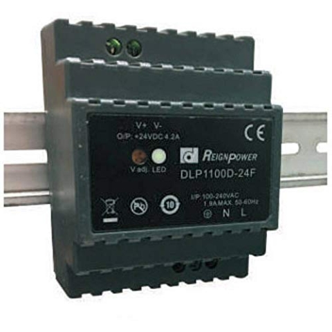 Dehner Elektronik DLP 1100D-48F Hutschienen-Netzteil (DIN-Rail) 2.1A 100W Anzahl Ausgänge:1 x Inhal