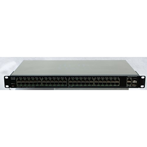 CISCO 48-port 10/100/1000 Gigabit Smart Switch with 2 combo SFPs