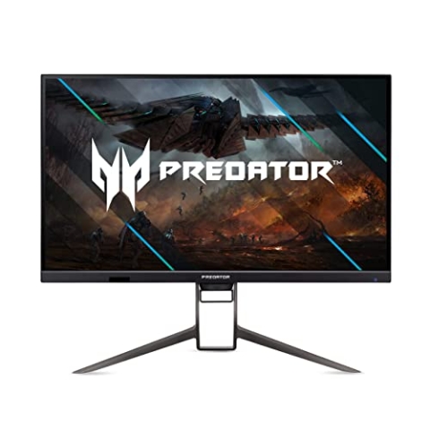 Acer Predator XB323QUNV Gaming Monitor 31,5 Zoll (80 cm Bildschirm) WQHD, 170Hz OC, 144Hz, 1ms (G2G), 2xHDMI 2.0, DP 1.2, höhenverstellbar, DP AdaptiveSync, HDMI VRR