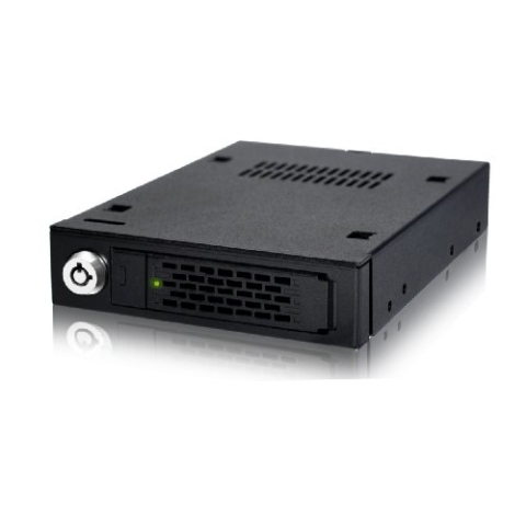 SAS 12GBit / SATA Hot Swap Wechselrahmen für 2,5 Zoll (6,4cm) SSD/HDD - Vollmetall - Icy Dock ToughArmor MB991IK-B