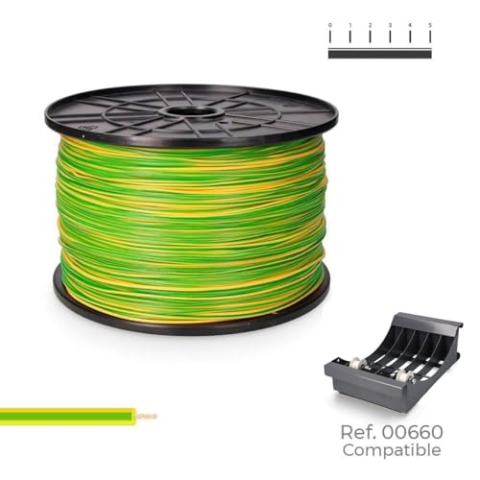 Sediles Elektrokabel, Schlauch h07z1-k, zweifarbig, 1,5 mm, 500 m, Marke der EAN: 8435734703774