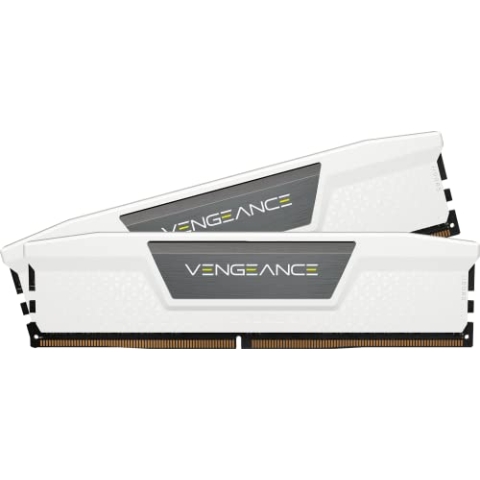 CORSAIR Vengeance DDR5 RAM 32GB (2x16GB) 6000MHz CL36 Intel XMP iCUE-Kompatibler Computerspeicher - Weiß (CMK32GX5M2E6000C36W)