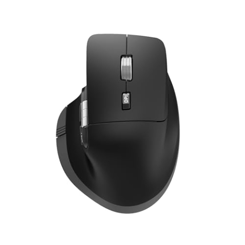 Port Designs Kabellose Maus, 2,4 GHz, Bluetooth, wiederaufladbar, USB-A/USB-C Ultimate