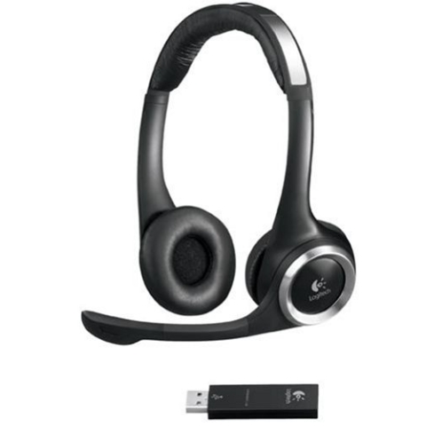 Logitech ClearChat Stereo Kopfhörer mit USB Transmitter schnurlos