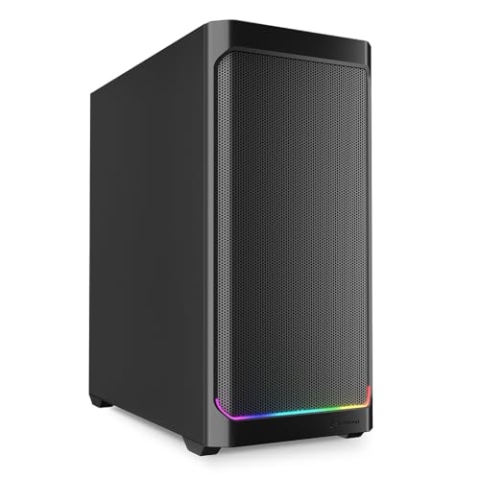 Sharkoon AK4 RGB Strip Black, ATX PC-Gehäuse