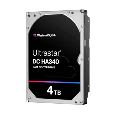 WD Ultrastar DC HA340 WUS721204BLE6L4 - Festplatte - Datencenter - 4 TB - intern - 3.5" (8.9 cm) - SATA 6Gb/s - 7200 RPM - Puffer: 256 MB