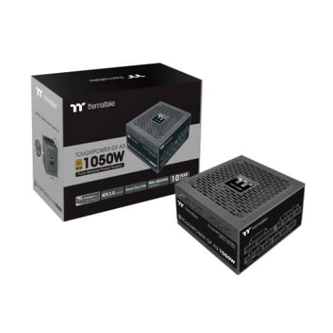 Thermaltake Toughpower GF A3 1050W | PC-ATX-3.0-Netzteil | PCIe Gen 5.0 | 80-Plus-Gold | voll-modular | leiser 140 Lüfter | EU Zertifiziert