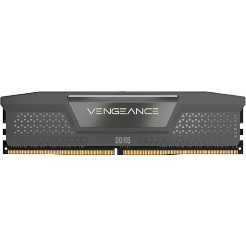 CORSAIR Vengeance DDR5 RAM 32GB (1x32GB) 5200MHz CL40-40-40-77 1.25V AMD Expo Intel XMP 3.0 Desktop-Computer-Speicher – Grau (CMK32GX5M1B5200Z40)