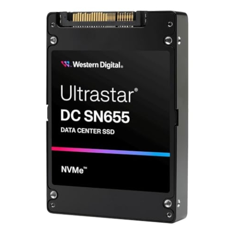 WESTERN DIGITAL Ultrastar DC SN655 U.3 7.68TB PCIE TLC RI-1DW/D Dual Port BICS5 ISE