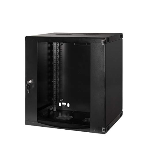 LogiLink Professional W12F64B Einteilig Wandgehäuse, 19 Zoll Schwarz