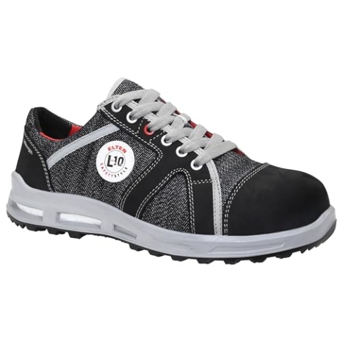 ELTEN Sensation XXT Low ESD S2, Sicherheitsschuhe für Herren, leicht, Kunststoffkappe (Leichter als Stahlkappe), Obermaterial: Leder + Textil, Innenfutter: Textil (atmungsaktiv), Gr. 42