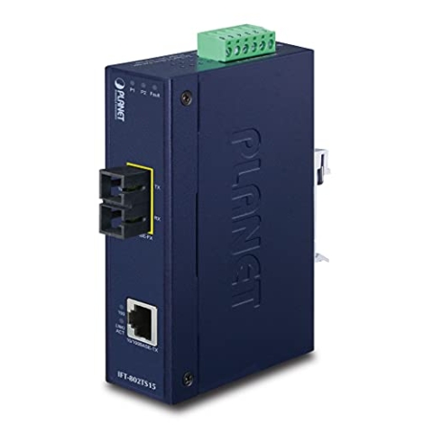 PLANET Media Converter Singlemode 10/100Base-TX to 100Base-FX SC Connector Up to 15km