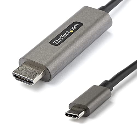 StarTech.com 3m USB-C auf HDMI Kabel 4K 60Hz mit HDR10 - Ultra HD Video Adapter Kabel - DP 1.4 Alt Mode HBR3 (CDP2HDMM3MH)