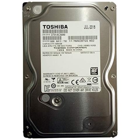 Toshiba DT01ACA050 interne Festplatte 500GB (7200rpm, 6000, SATA)