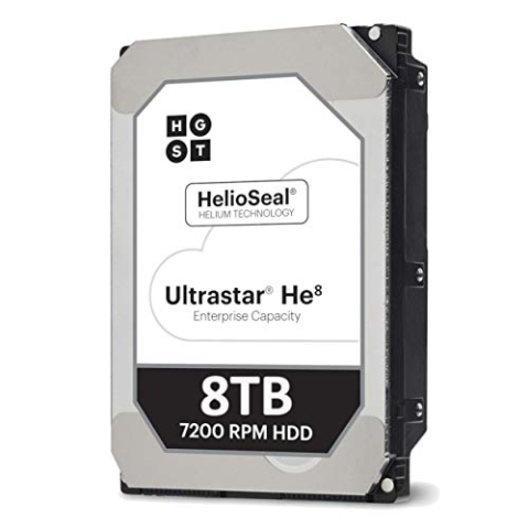 Hitachi 0F23668 SATA-Festplatte 8,9 cm (3,5 Zoll) 8TB SATA3 He8 HUH728080ALE604