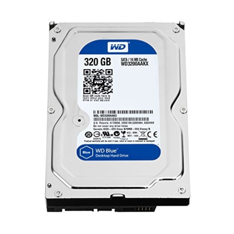 Western Digital WD3200AAKX interne Festplatte 320GB (8,9 cm (3,5 Zoll), 7200rpm, 16MB Cache, SATA)