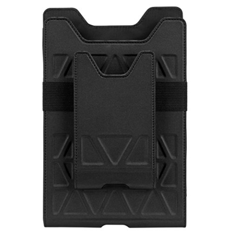 Targus THZ711GLZ Universeller 7-8“ Tablet-Halter ohne Gürtel für den Außeneinsatz (Hochformat) – Schwarz