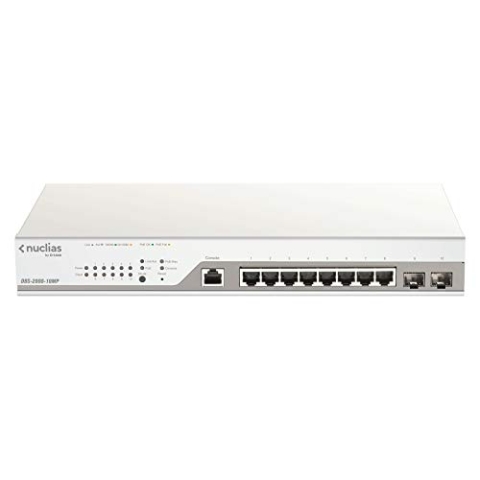 D-Link DBS-2000-10MP Netzwerk-Switch Managed Gigabit Ethernet (10/100/1000) Power over Ethernet (PoE) Grau