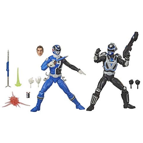 Power Rangers Lightning Collection Spezieller S.P.D. A-Squad Vs. B-Squad Blauer Ranger 2er-Pack 15 cm große Figuren