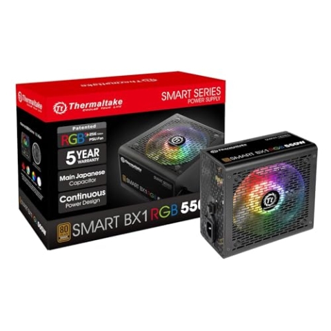 Thermaltake Fuente DE ALIMENTACION ATX 550W SMART BX1 Negro