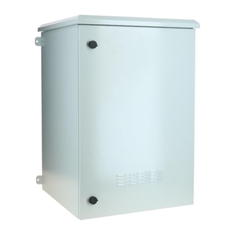 18HE 19 Zoll Outdoor Serverschrank zur Wandmontage IP55-600 x 600 x 900mm - Weiß