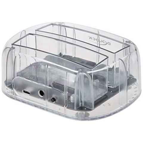 Delock USB Type-C™ Dockingstation für 2 x SATA HDD/SSD transparent